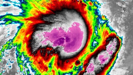 Ciclón Megan. Foto: Facebook/MeteorologíaClimática