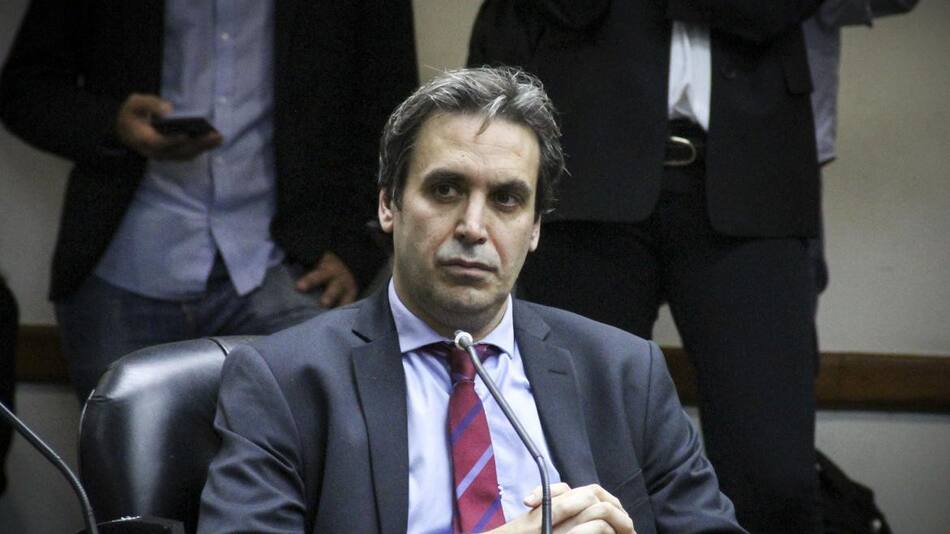 Juez federal de Dolores, Alejo Ramos Padilla, al frente de la investigación por espionaje que tiene detenido a Marcelo DAlessio , NA