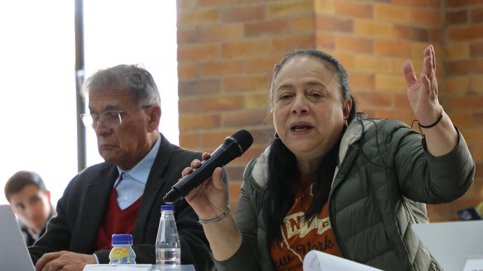 La delegación del Gobierno colombia que negocia con la ELN. Foto: EFE