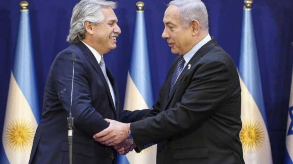 Alberto Fernández y Benjamin Netanyahu, NA