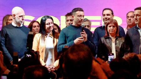 El mensaje de De Loredo en su búnker. Foto: NA.