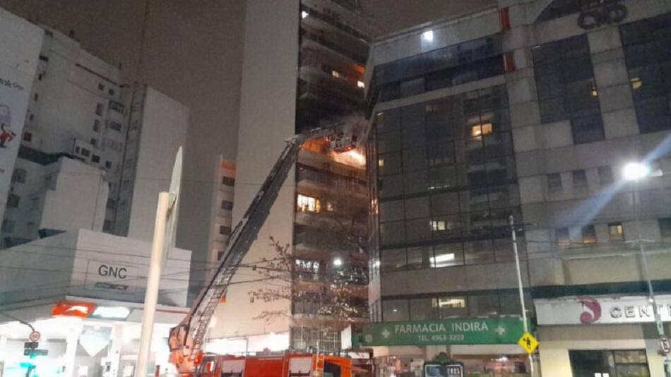 Incendio en barrio de Recoleta, NA