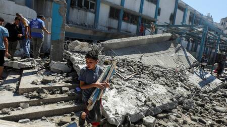 Ataques de Israel a zonas humanitarias de Gaza. Foto: Reuters.