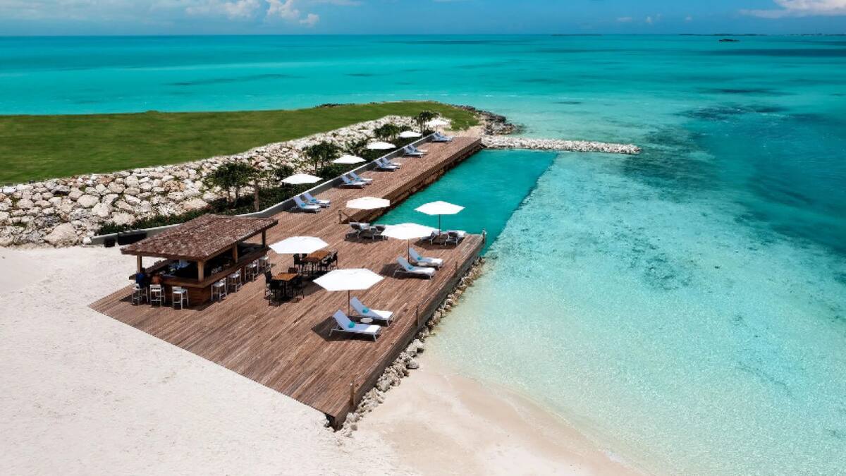 Pileta oceánica en el Caribe. Foto: Wymara Resort + Villas.
