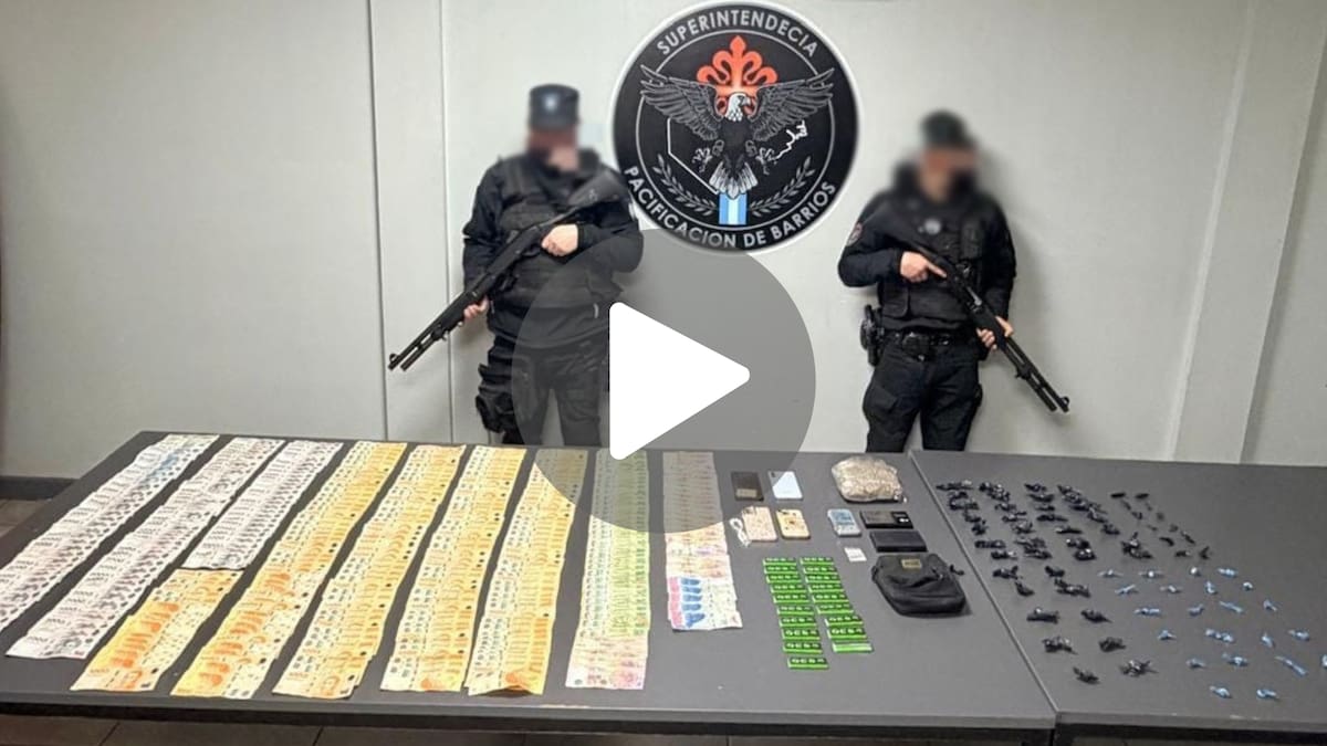 Cerraron un búnker en el Barrio 15: tres mujeres detenidas con cocaína, pasta base y tusi.