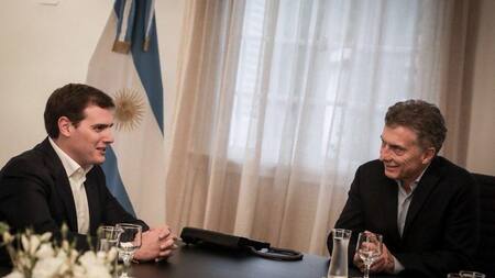 Mauricio Macri y Albert Rivera en Olivos - Reunión - Ciudadanos