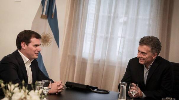 El presidente Macri se reunió en Olivos con Albert Rivera, líder de Ciudadanos