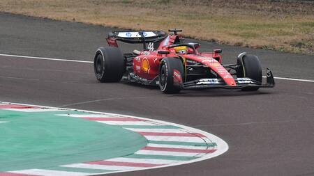 Lewis Hamilton en un Ferrari, Fórmula 1. Foto: Reuters.