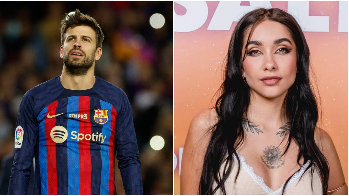 Gerard Piqué y María Becerra. Fotos: NA.