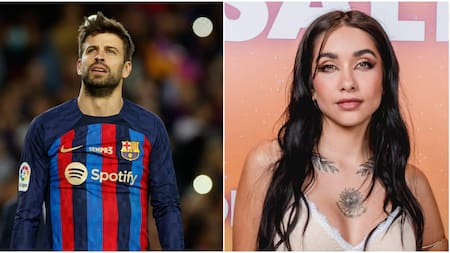 Gerard Piqué y María Becerra. Fotos: NA.