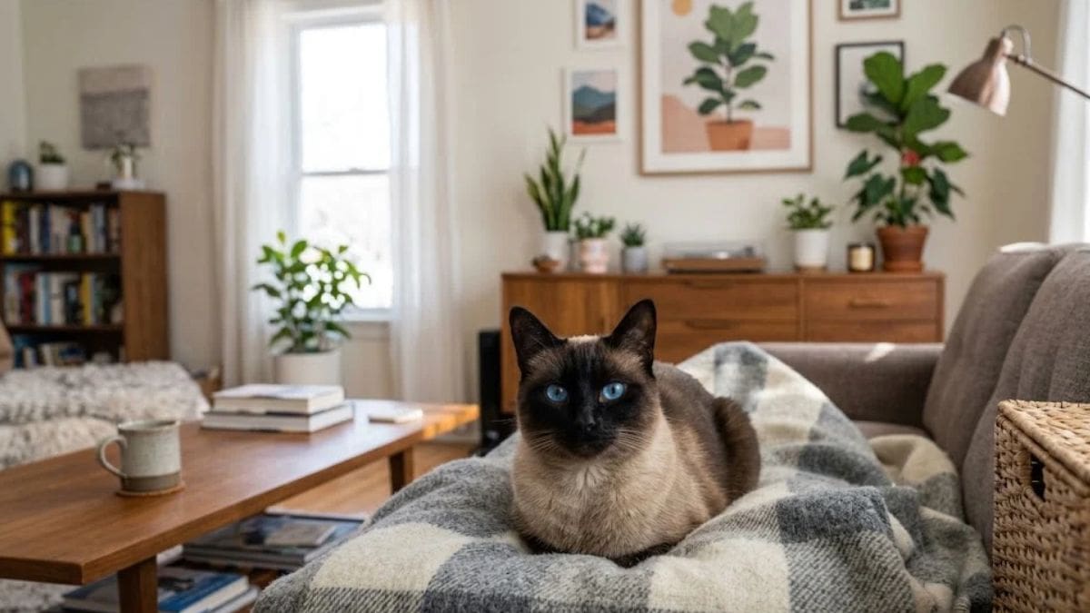 Los veterinarios concuerdan sobre el gato siamés