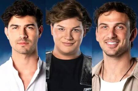 Los finalistas de Gran Hermano. Foto: captura Telefe.
