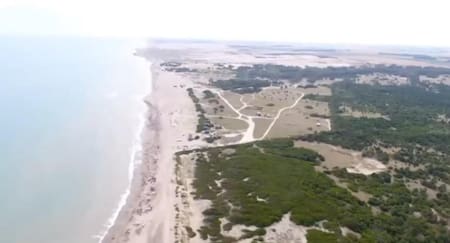 Submarino nazi en Necochea, foto Armada Argentina, Eslabón Perdido