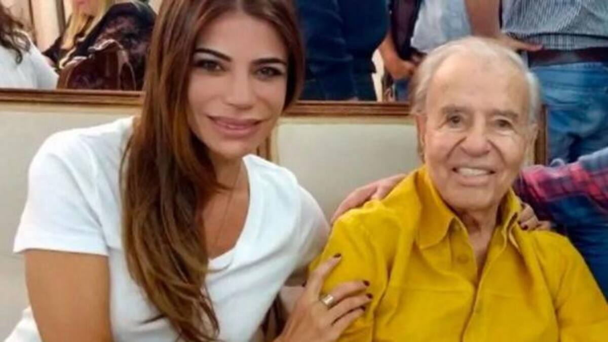 Zulemita Menem y Carlos Menem