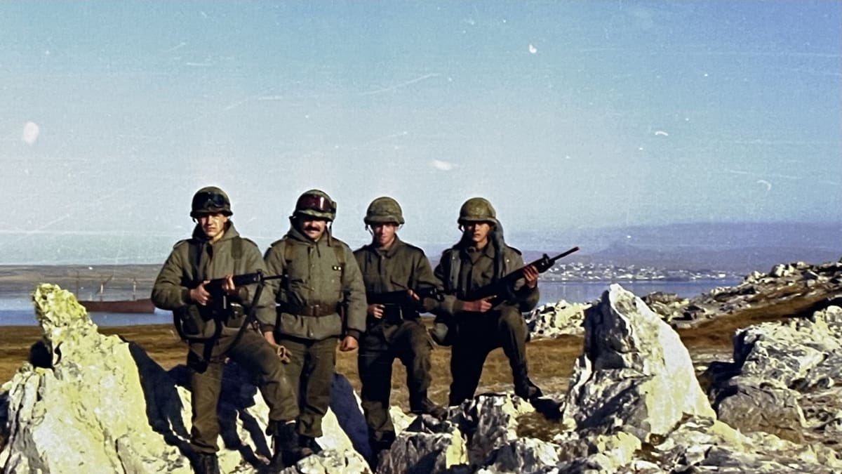 Soldados argentinos en Malvinas