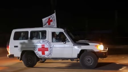 Rehenes liberados por Hamás. Foto: Reuters