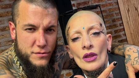 Furia y Alex Caniggia. Foto Instagram.