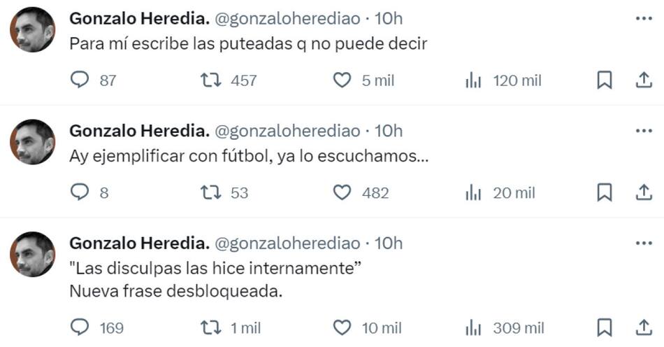 Las reacciones de los famosos al debate. Foto: X.