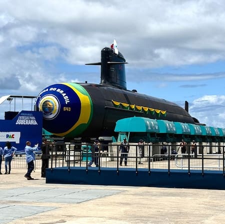 Submarino Almirante Karam de Brasil.