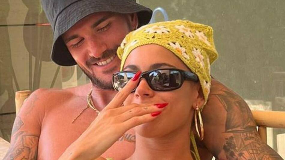 Tini Stoessel y Rodrigo de Paul. Foto: Instagram/tinistoessel.