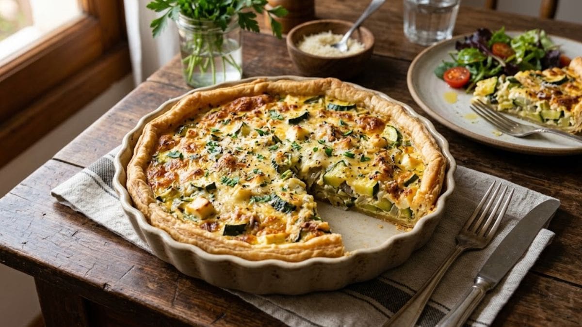 Con 1 kilo de zapallitos, 2 huevos y 150 gramos de queso: cómo hacer una tarta fácil y económica