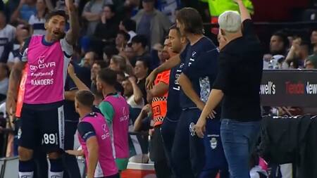 Tensa discusión entre Israel Damonte y el "Pata" Castro. Foto: captura de video