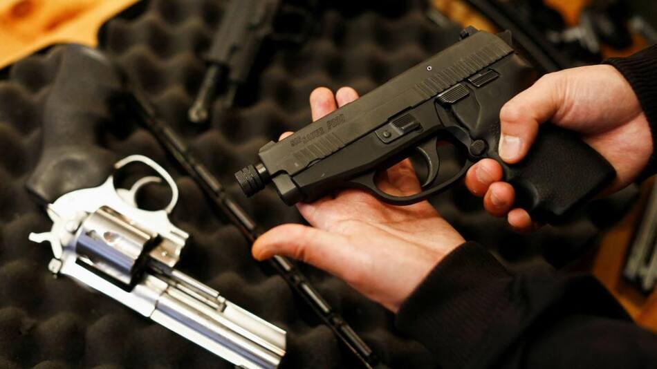 Armas de fuego. Foto: REUTERS.