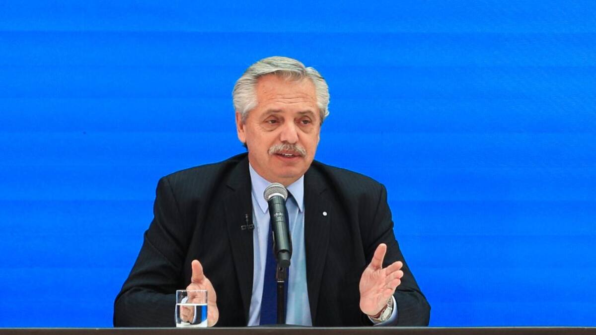 Alberto Fernández, presidente. Foto: NA.