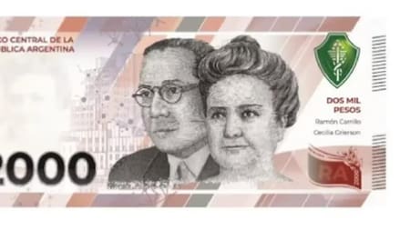 Billete conmemorativo de 2000 pesos. Foto: BCRA