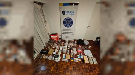 Operativo policial en Villa Crespo. Foto: NA