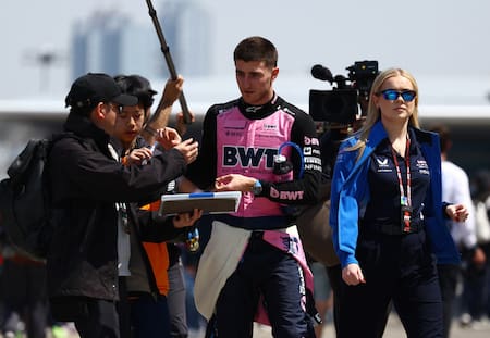 Jack Doohan en el Gran Premio de China. Foto: REUTERS