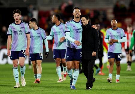 Arsenal vs Brentford, Premier League. Foto: Reuters