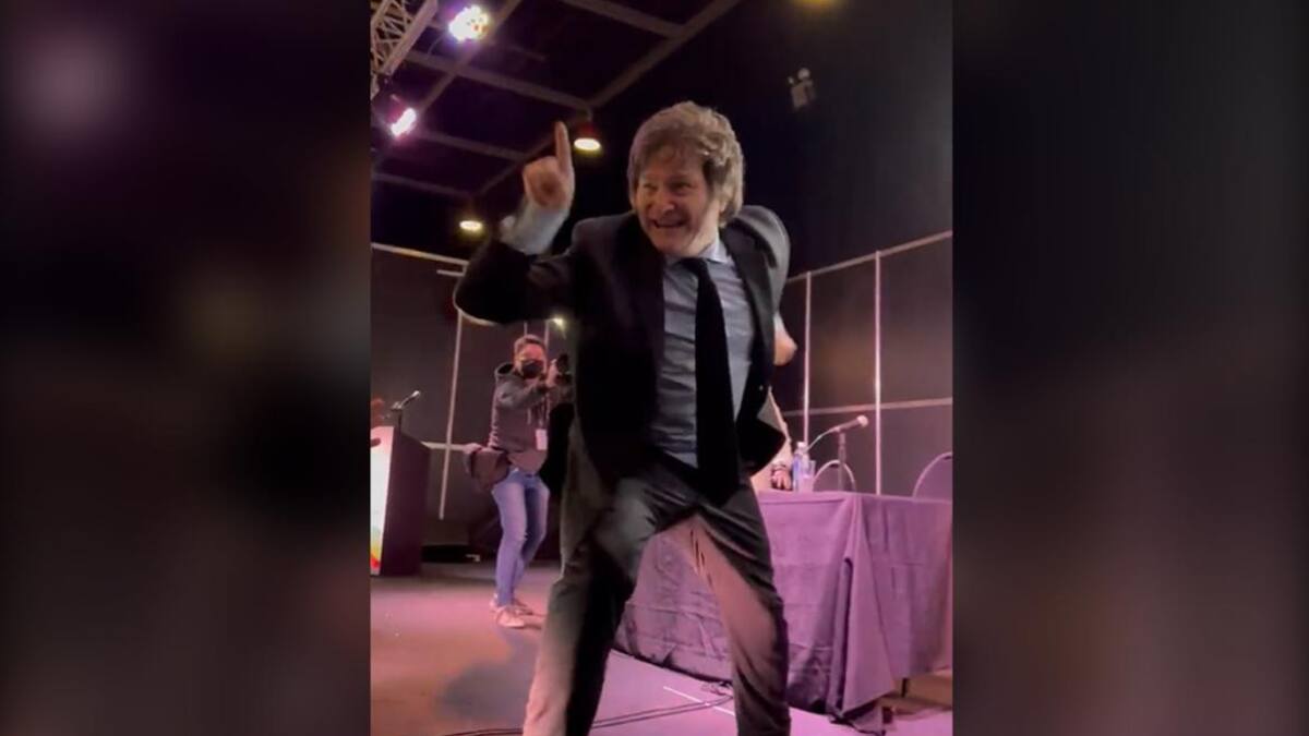 Javier Milei, Feria del Libro, La Libertad Avanza, foto captura video Twitter