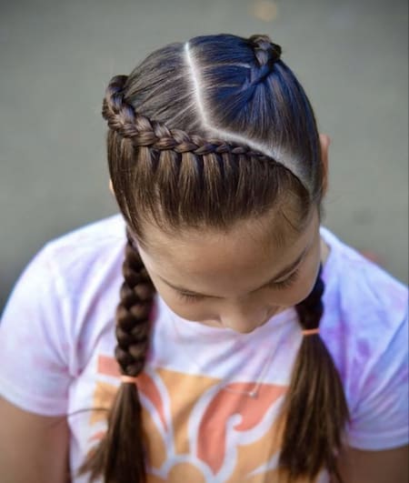 peinados, nena. Fuente: Pinterest