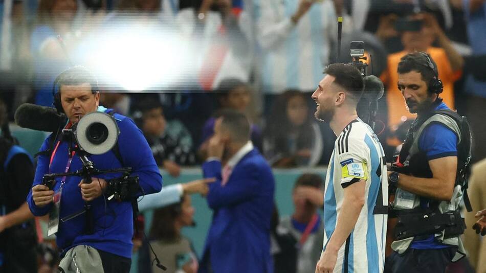 Lionel Messi en el Mundial de Qatar. Foto: REUTERS.