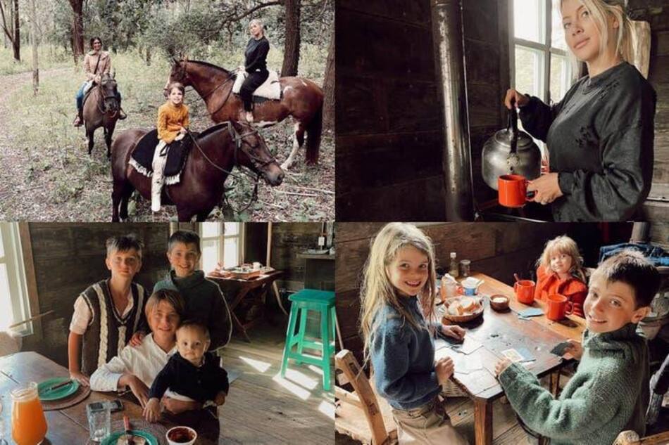Wanda Nara y el lujoso estilo de acampar