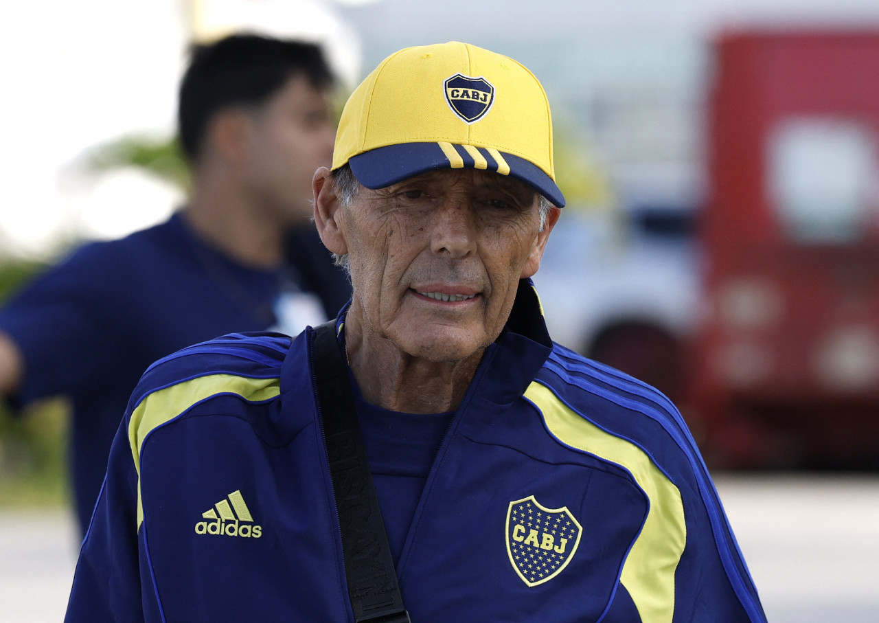 Miguel Ángel Russo, entrenador de Boca. Foto: Reuters/Marco Bello