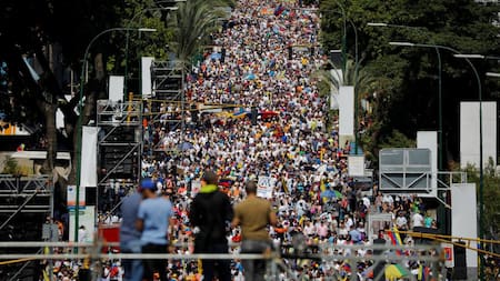 Marcha contra Maduro en Venezuela (Reuters)