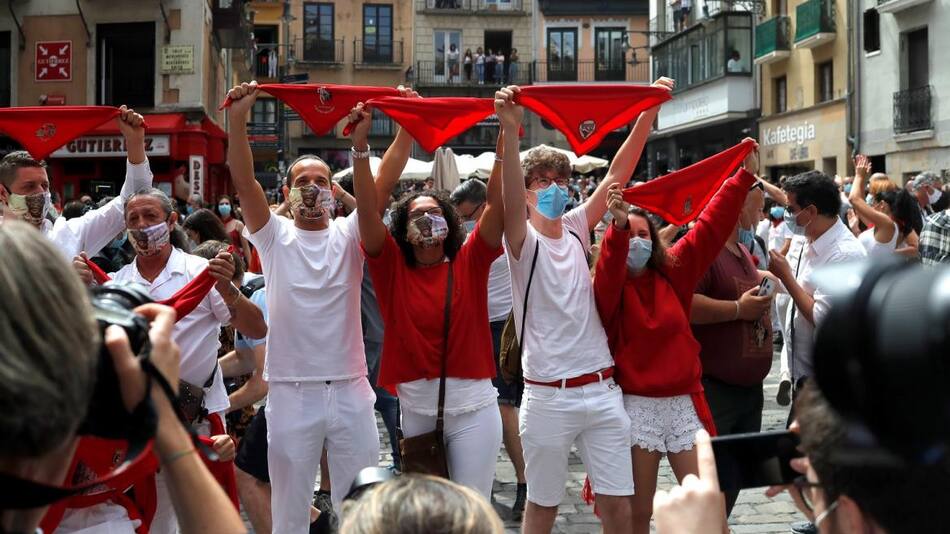 Coronavirus, España, Pamplona, pandemia, Reuters