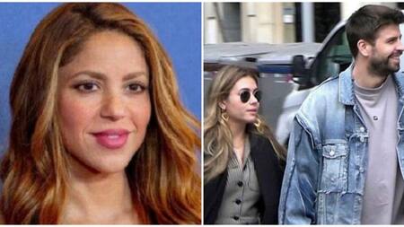 Shakira, Clara Chía Marti y Piqué. Fotos: archivo.