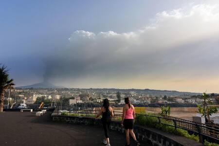 Volcán Etna. Foto: EFE.
