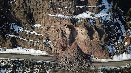 Fisura en Villa La Angostura, Brazo Huemul