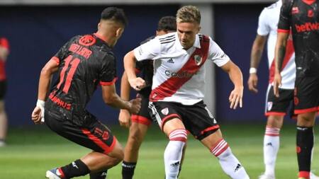 Amistoso entre River y Unión La Calera. Foto: NA.