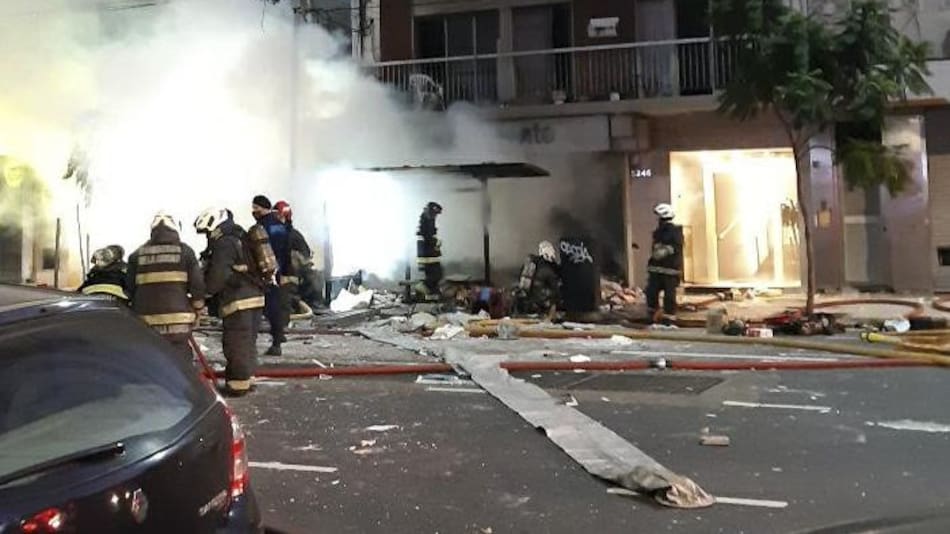 ExplosIón e incendio en perfumería de Villa Crespo, NA