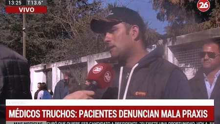 Falsos médicos en Cañuelas - Marcha de familiares