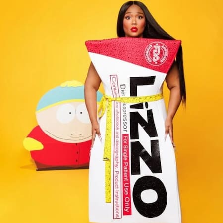 Lizzo en la previa para el día de muertos. Foto: Instagram