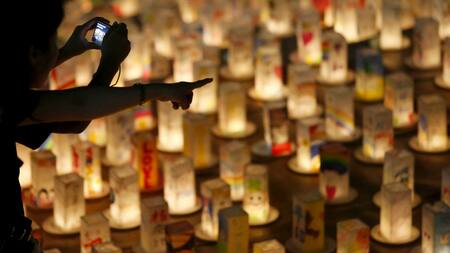 Conmemoración del ataque nuclear en Nagasaki, Japón. Foto: Reuters.
