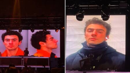 Las imágenes de Luigi Mangione en un auditorio de Boston. Foto: Redes sociales.