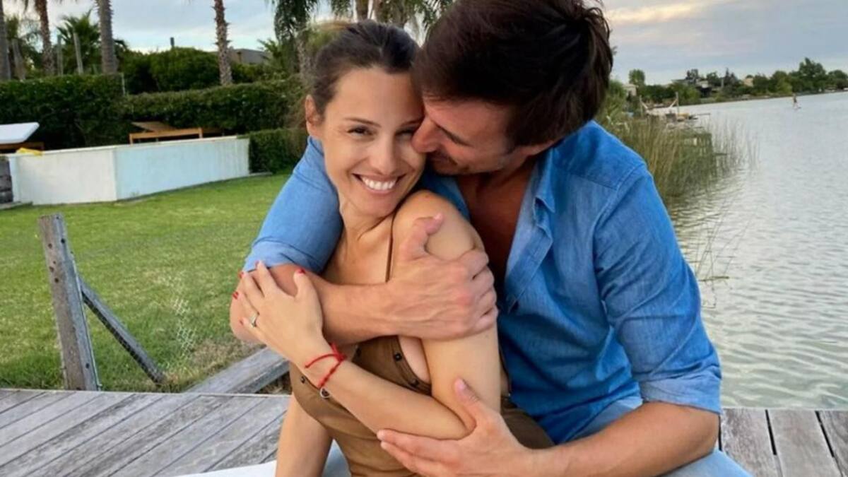 Pampita y Roberto García Moritán. Foto: NA.