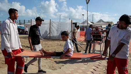 Crisis total en los hospitales de la Franja de Gaza. Foto: archivo, Reuters.